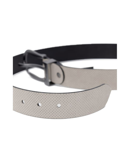 Antony Morato White Leather Belt