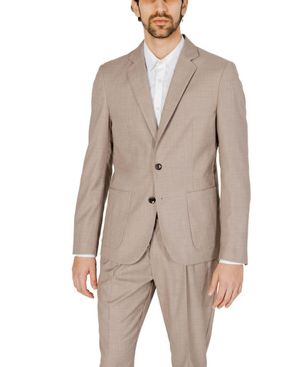 Antony Morato Beige Polyester Suit