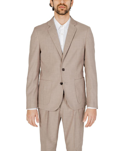 Antony Morato Beige Polyester Suit