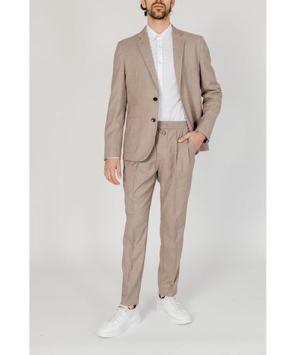 Antony Morato Beige Polyester Suit