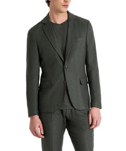 Antony Morato Green Linen Suit