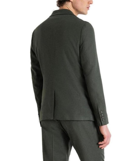 Antony Morato Green Linen Suit