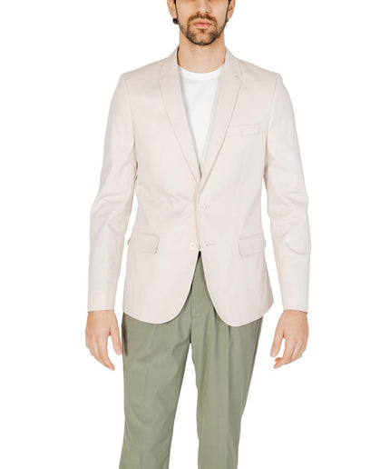 Antony Morato Cream Cotton Suit