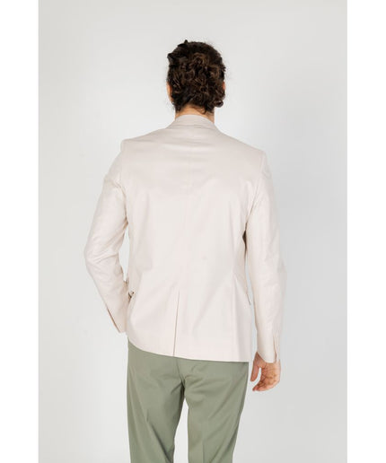 Antony Morato Cream Cotton Suit