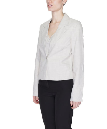 Vero Moda Gray Polyester Suits & Blazer