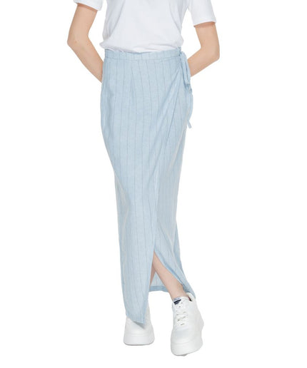 Vero Moda Light Blue Linen Skirt