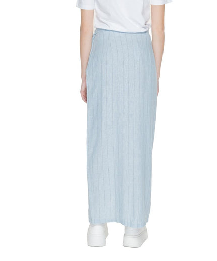 Vero Moda Light Blue Linen Skirt