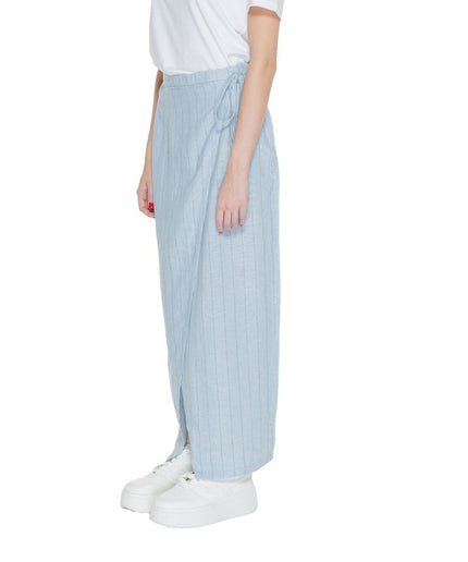 Vero Moda Light Blue Linen Skirt