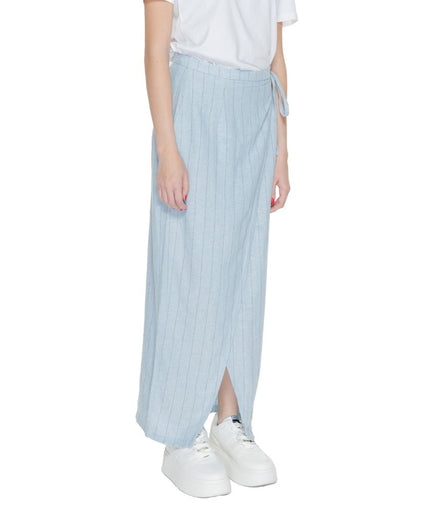 Vero Moda Light Blue Linen Skirt