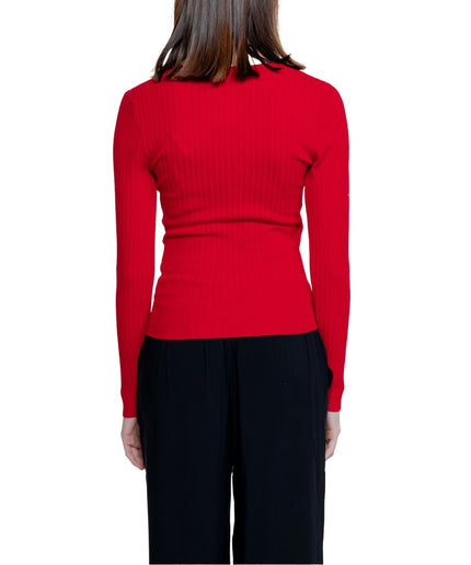 Morgan De Toi Red Viscose Tops & T-Shirt