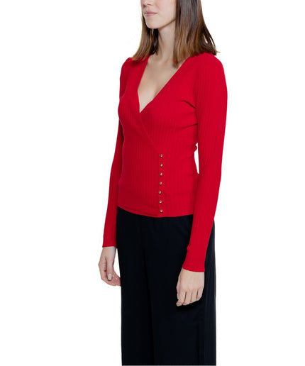 Morgan De Toi Red Viscose Tops & T-Shirt