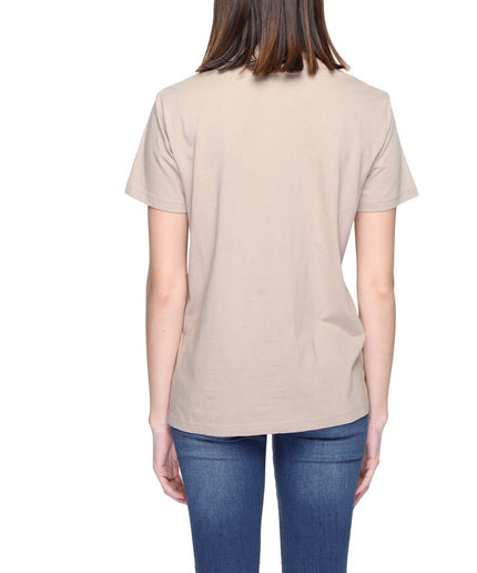 Blauer Beige Cotton Tops & T-Shirt