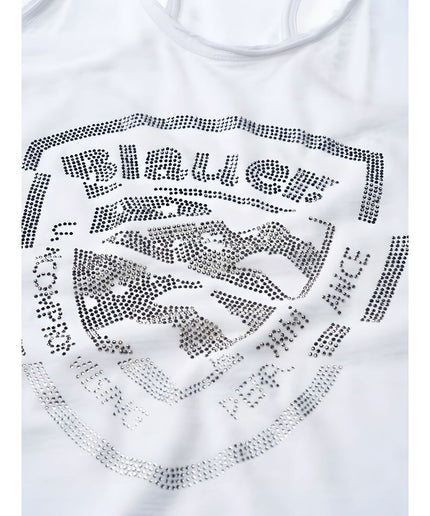 Blauer White Cotton Tops & T-Shirt