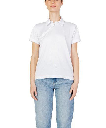 Blauer White Polyester Tops & T-Shirt