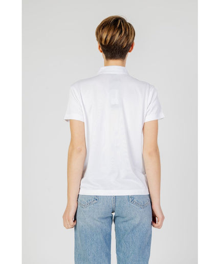 Blauer White Polyester Tops & T-Shirt