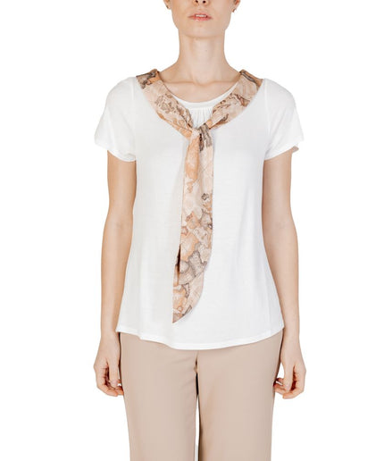 Alviero Martini Prima Classe Beige Viscose Tops & T-Shirt