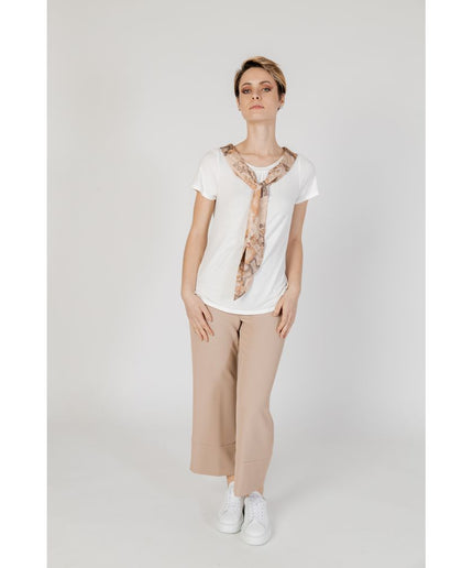 Alviero Martini Prima Classe Beige Viscose Tops & T-Shirt