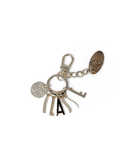 Alviero Martini Prima Classe Gold Zinc Keychain