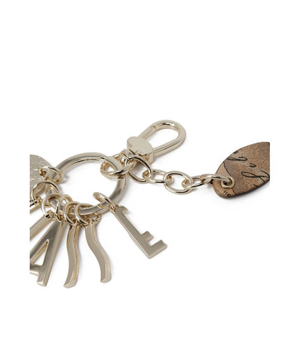 Alviero Martini Prima Classe Gold Zinc Keychain