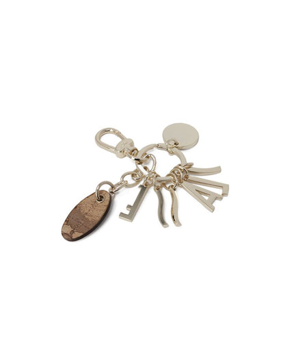 Alviero Martini Prima Classe Gold Zinc Keychain