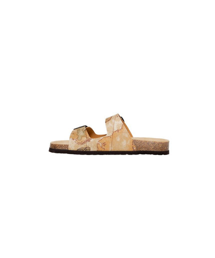 Alviero Martini Prima Classe Beige Textile Sandal