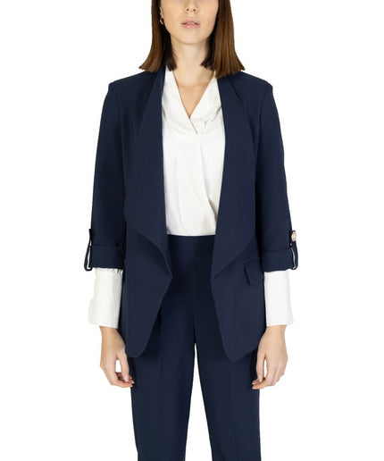 Rinascimento Blue Polyester Suits & Blazer