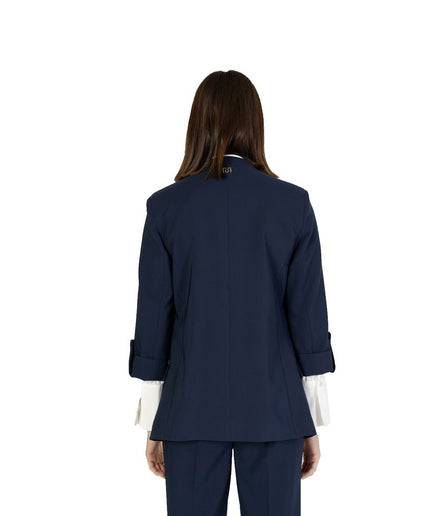 Rinascimento Blue Polyester Suits & Blazer