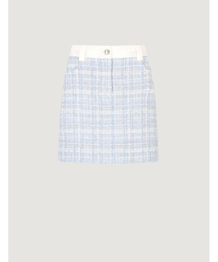 Morgan De Toi Blue Polyester Skirt