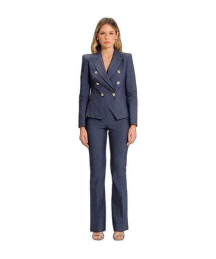 Rinascimento Blue Cotton Suits & Blazer