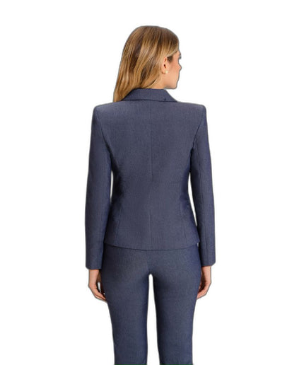 Rinascimento Blue Cotton Suits & Blazer