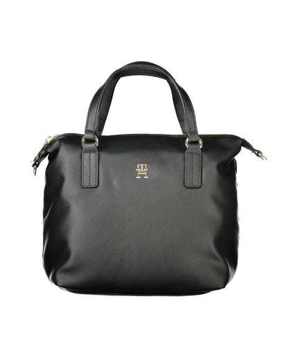 Tommy Hilfiger Black Polyester Handbag