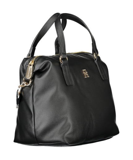 Tommy Hilfiger Black Polyester Handbag