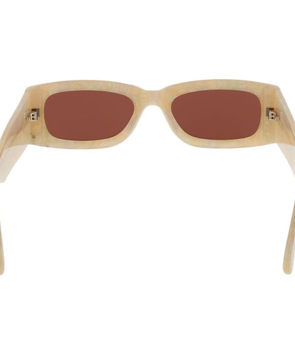 GCDS Cream Unisex Sunglasses