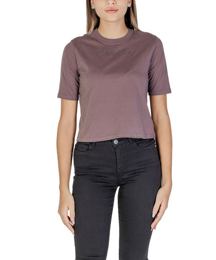 Calvin Klein Sport Purple Cotton Tops & T-Shirt