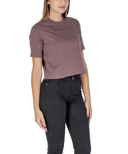 Calvin Klein Sport Purple Cotton Tops & T-Shirt