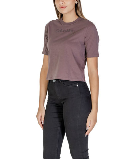 Calvin Klein Sport Purple Cotton Tops & T-Shirt