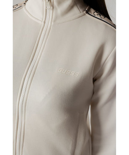 Guess Active White Cotton Sweater