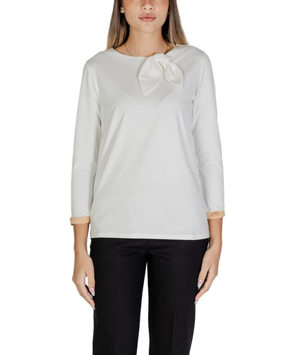 Alviero Martini Prima Classe White Cotton Tops & T-Shirt