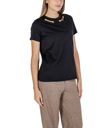 Alviero Martini Prima Classe Black Cotton Tops & T-Shirt