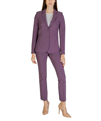 Sandro Ferrone Purple Polyester Suits & Blazer