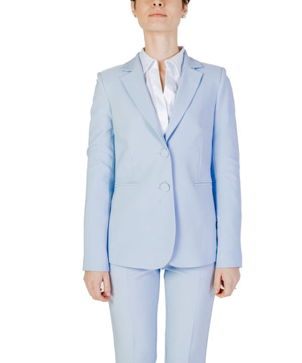 Sandro Ferrone Blue Polyester Suits & Blazer