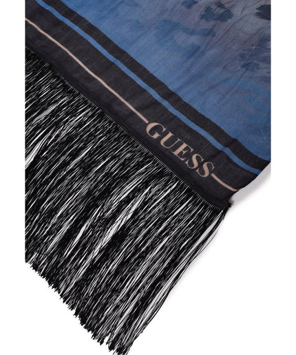 Guess Black Viscose Scarf