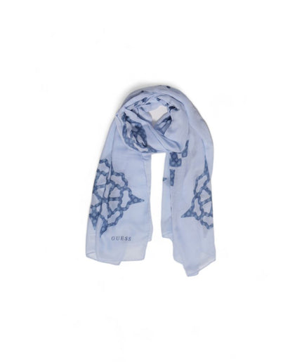 Guess Blue Polyester Scarf