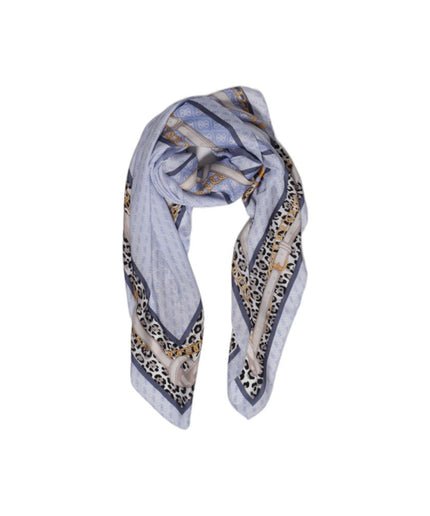 Guess Blue Viscose Scarf