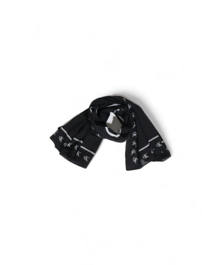 Calvin Klein Black Organic Cotton Scarf