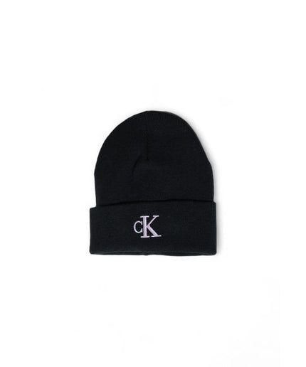 Calvin Klein Jeans Black Recycled Polyester Hat