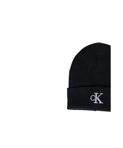 Calvin Klein Jeans Black Recycled Polyester Hat