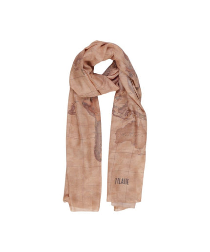 Alviero Martini Prima Classe Beige Polyester Scarf