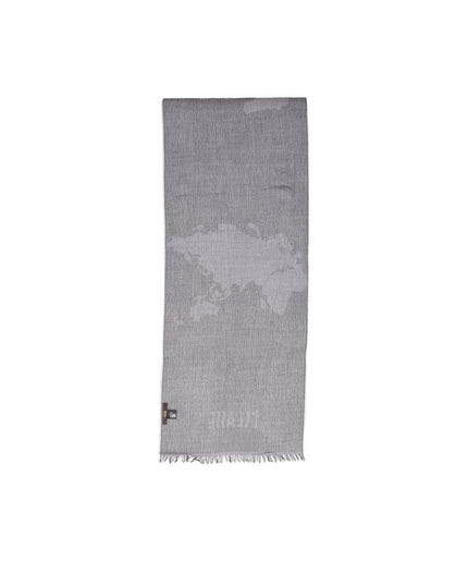 Alviero Martini Prima Classe Gray Polyacrylic Scarf