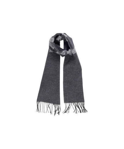 Alviero Martini Prima Classe Black Cotton Scarf